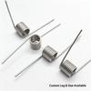 10pcs 1.4mm Wire 304 Stainless Steel Right-Hand Torsion Spring 3/6/9 Coils 60-180 Degree Corrosion Resistant Torsion Spring