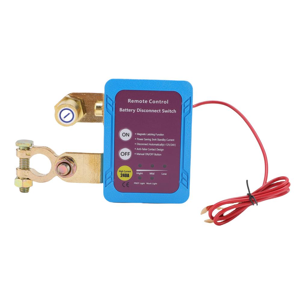 Дистанционный выключатель аккумулятора 240А для лодки, автомобиля, грузовика, дома на колесах, умное автоматическое отключение питания, предотвращение