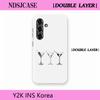Роскошный чехол Clmj SWAG Dirty Martini для Samsung Galaxy A56 S20 S23 S24 S25 S26 FE Plus Ultra Edge 4G 5G Двухслойный чехол
