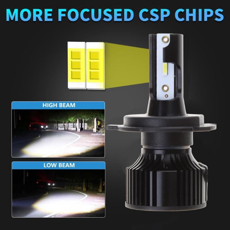 Motorcycle Auto LED Headlight  Lamp Fog Lights COB Led Bulbs Front Light Headlamp Spotlights 6000K 10000LM 100W 10-32V