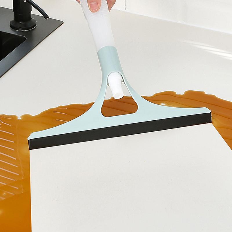 Многофункциональный стеклоочиститель с распылительной насадкой и нескользящей ручкой, многоразовый скребок для мытья окон, пола, двери, стены