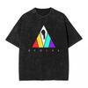 Harajuku  Cotton Oversized TshirtMen Short Sleeve TeesImagine Dragons Summer Loose Washed Tops TShirt