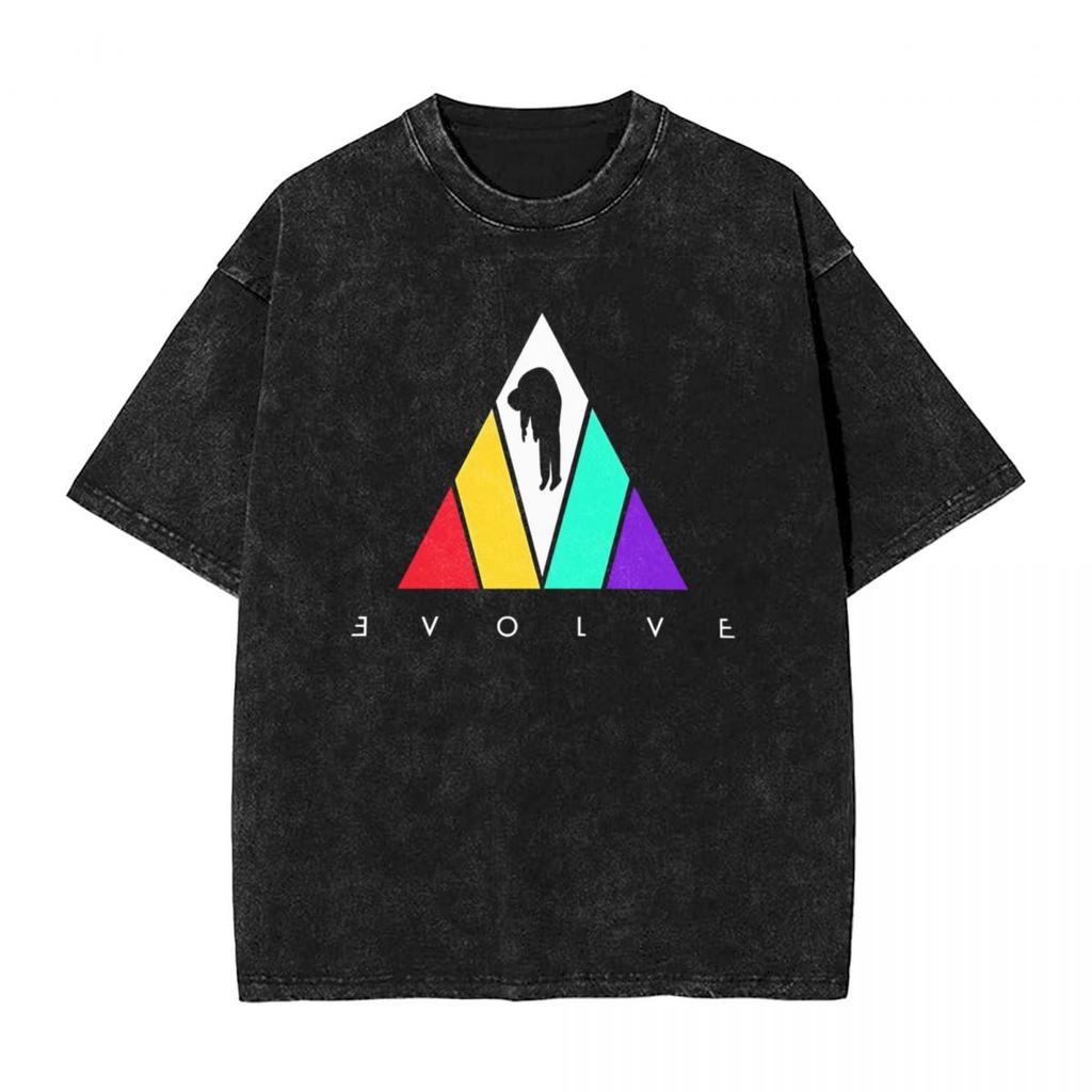 Harajuku Cotton Oversized TshirtMen Short Sleeve TeesImagine Dragons Summer Loose Washed Tops TShirt