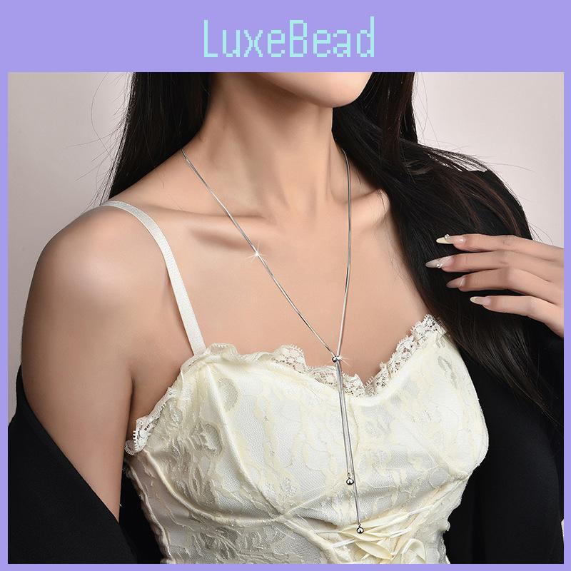 Стильная геометрическая подвеска из титановой стали, ожерелье-свитер для женщин с элегантным дизайном