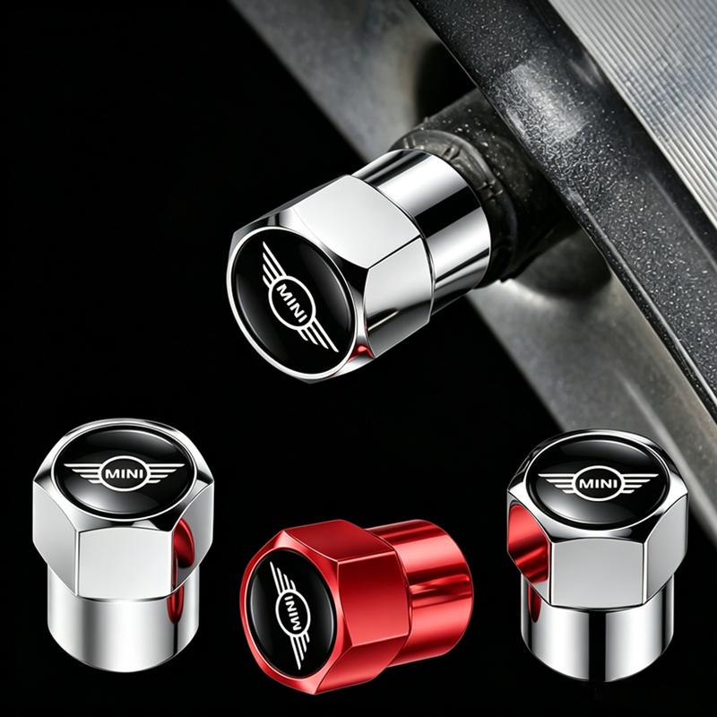 For mini ww1 4Pcs Car Tire Valve Caps Aluminum Car Wheel Stem Air Valve Cap For BMW Mini Cooper One JCW WORKS F54 F55 F56 F57 F60 R50 R52 R53