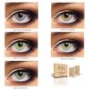 1 Pair(2pcs) OCEAN Hybrid Series Coloured Contact Lenses Eyes Cosmetic Contacts