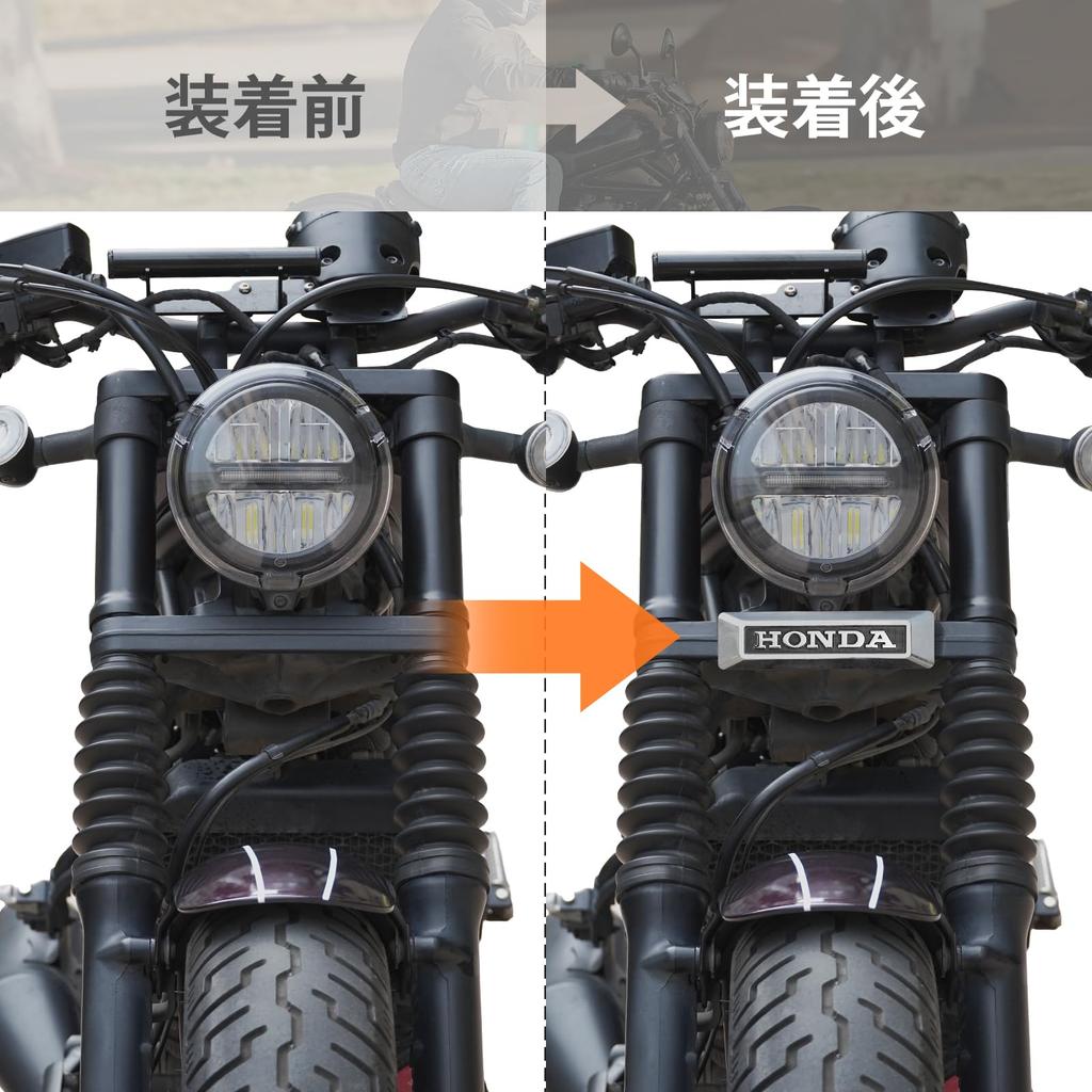 Эмблема передней вилки TOURI&TORI для Rebel 250/500/CL250/500, Кастомные мотоциклетные запчасти, Простая установка, В комплекте втулки, Комплект кронштейна эмблемы (черный)