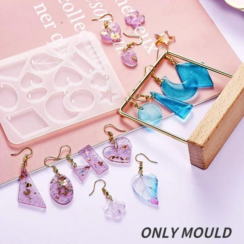 Новые DIY Handmade силиконовые серьги формы ожерелье кулон смола s Drop Dangle ювелирные изделия инструменты для изготовления