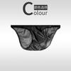 Men's Underwear Shinny Satin Upturned Narrow-sided Briefs Low-rise Sexy Tight-fitting Half-wrapped Buttocks U-jerk 3D Pouch