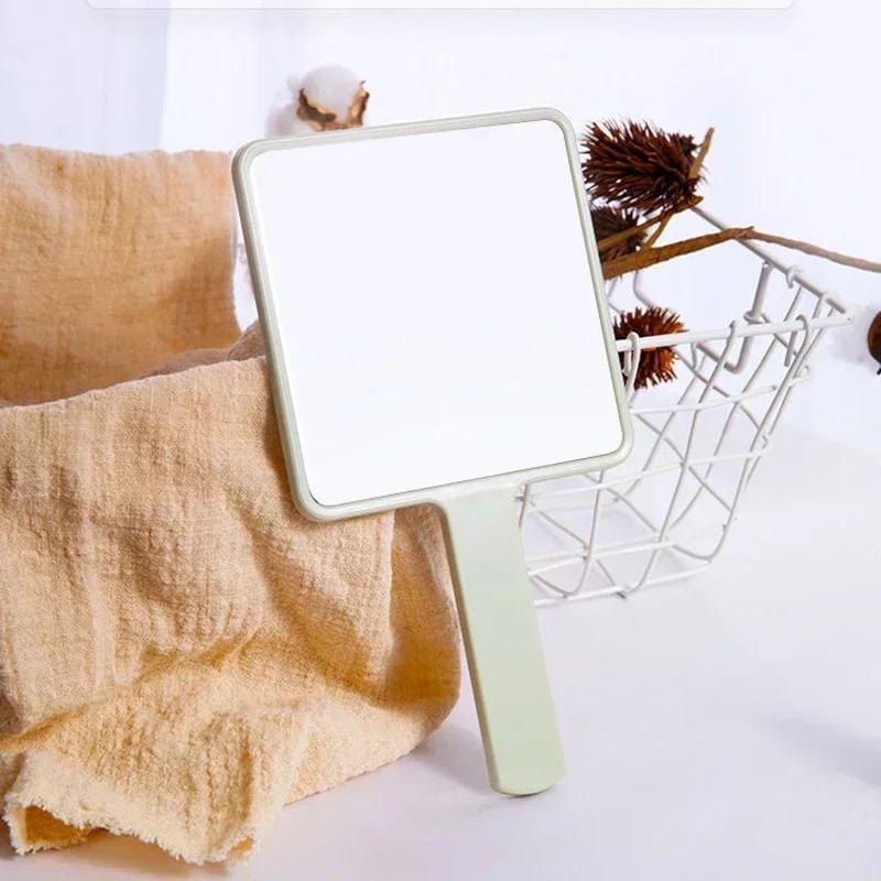 Наращивание ресниц, ручное зеркало для макияжа, квадратное косметическое зеркало с ручкой, ручное зеркало, компактные зеркала для спа-салона