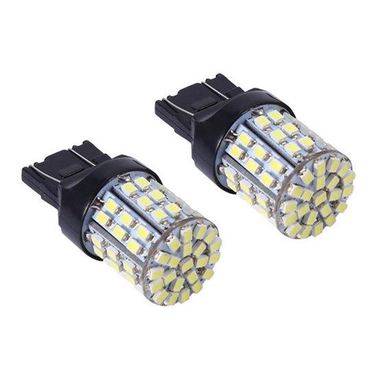 2 шт. 12 В T20 7440 7443 64 SMD белый 6000K автомобильный задний тормоз задний светодиодный светильник