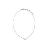 Collier Luxenter en argent 925 et zirconium brillant finition en rhodium - Anviba