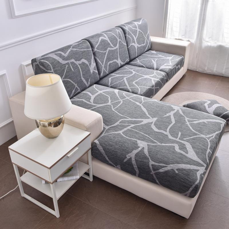 1Pcs Print Sofa Cushion Coverastic Protector Sofa Cover Personality Slipcover Matching Washable Couch Cover