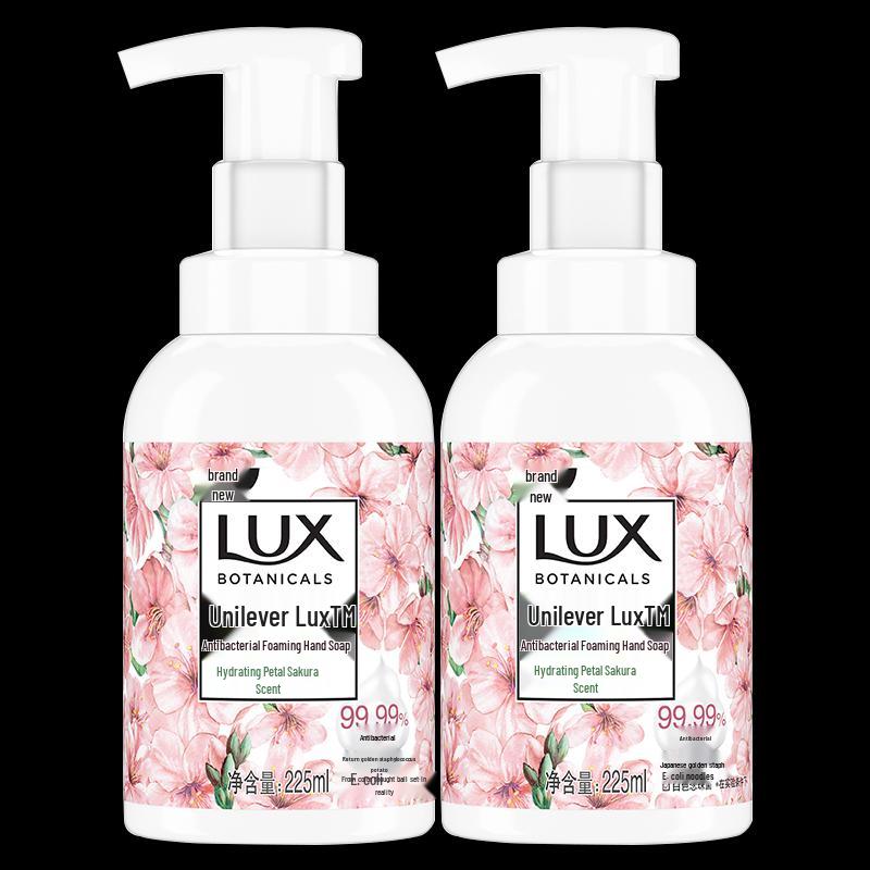 Lux Антибактериальное пенное мыло для рук, Аромат вишневого цвета (2x225мл)