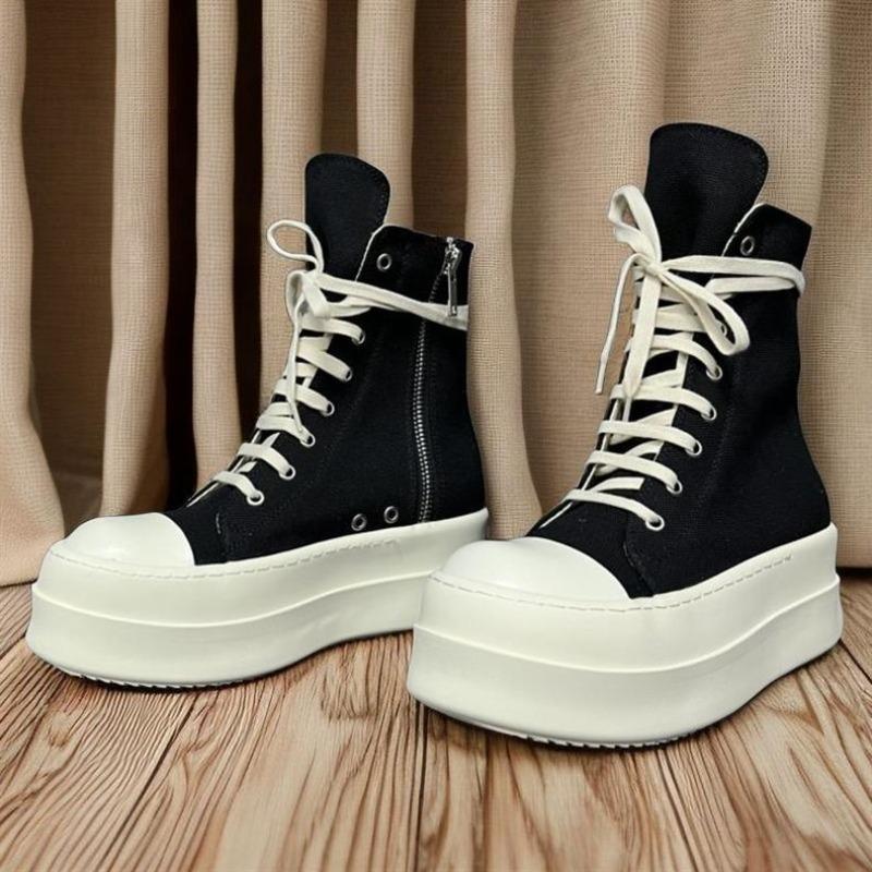 Shoes for Women Women's Ankle Boots Trendy Retro High-top Womens Shoes Fashion Casual Chunky Platform Luxury Designer Sneakers
