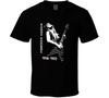 Трибьют-фото Рэнди Роудса с гитарой и рок-ролльной музыкой, футболки унисекс