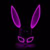 Headwear Mask Bunny Mask LED Light Party Props Led Light Up Mask Party Mask Props Cosplay Mask