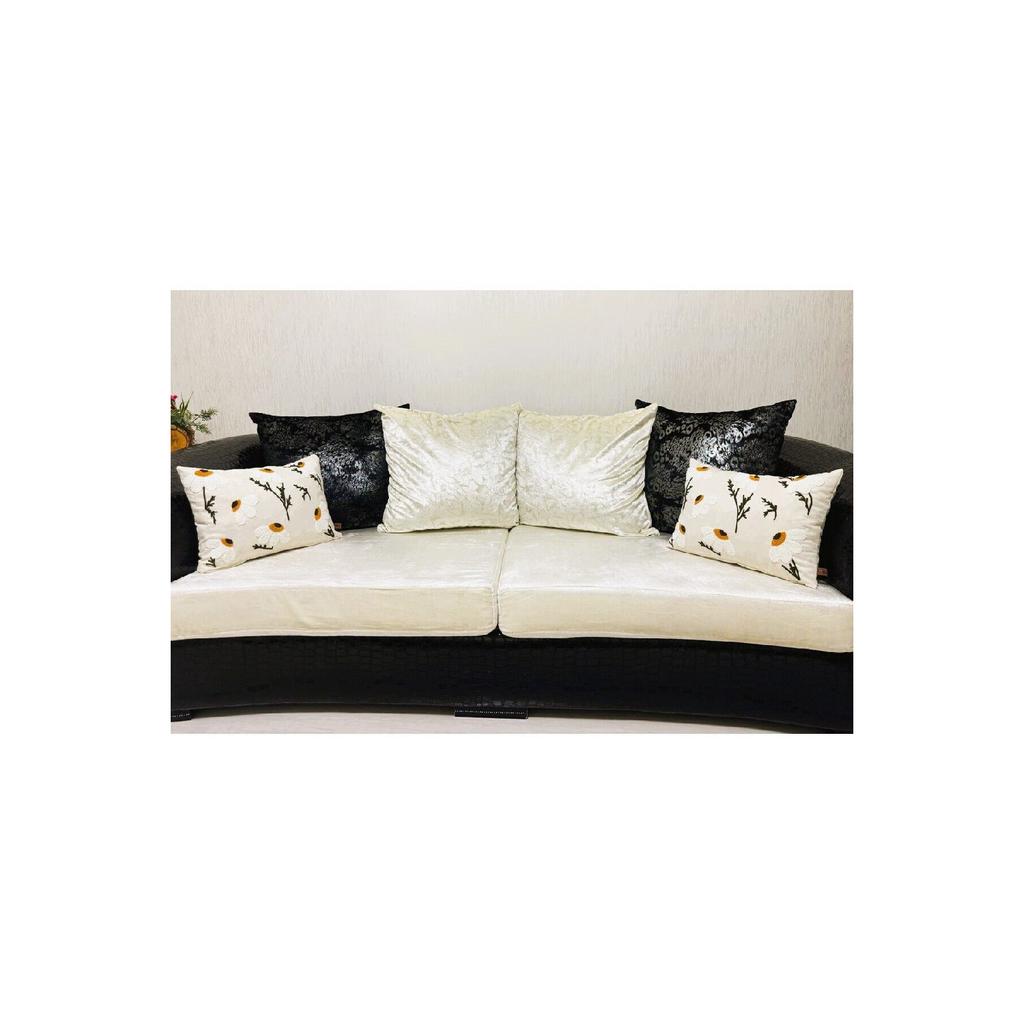 Льняная ткань 35*50 с рисунком ромашки, чехол для подушки с пуншем (ударить кулаком)