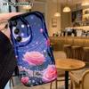 Phone Case: 2D Flat Samsung Galaxy A34 A35 M05 M06 S20 S22 S21 FE Plus 5G Protective Case, Pearl Pink Rose, Christmas and Halloween Gift
