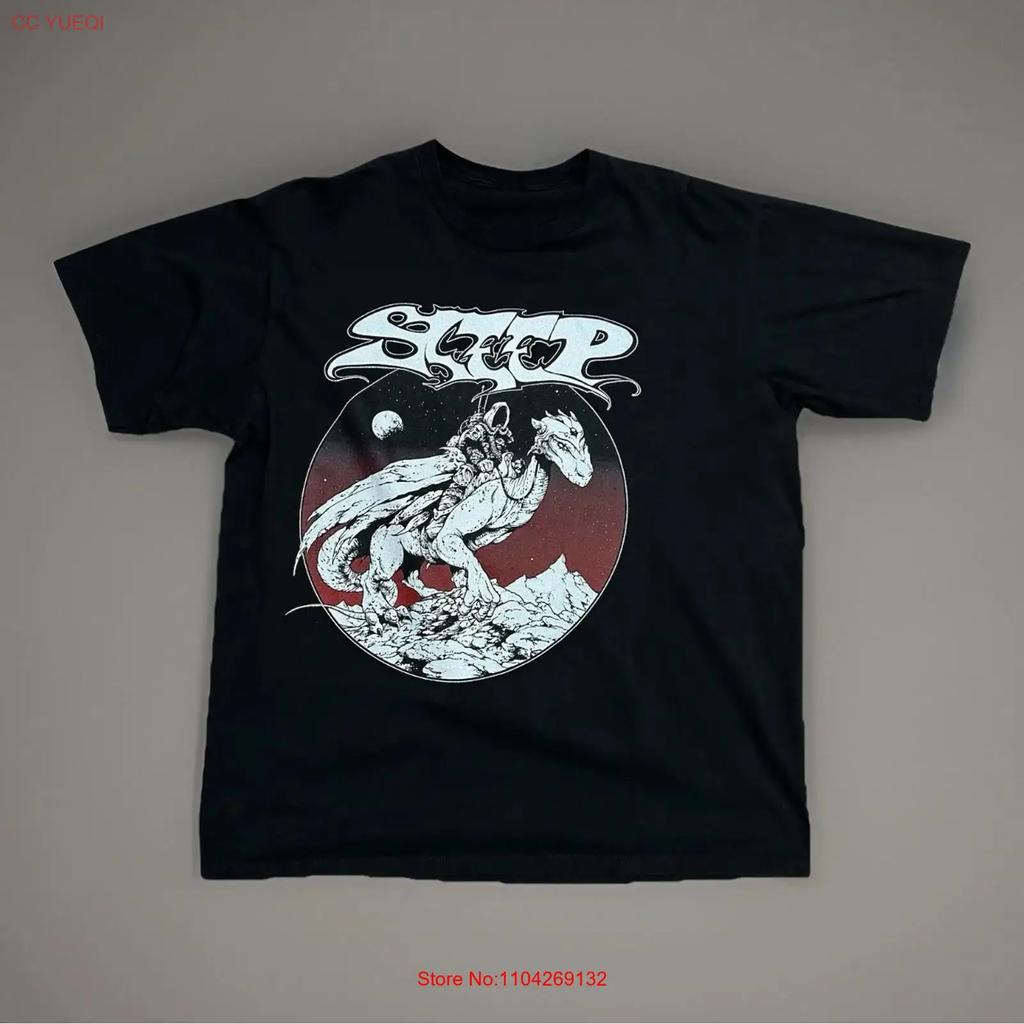 Sleep Band T Shirt Black Size Xl Vintage Fashion Slightly Comfortable Graphic Top For Everyday Wear Casual Homme Unisex