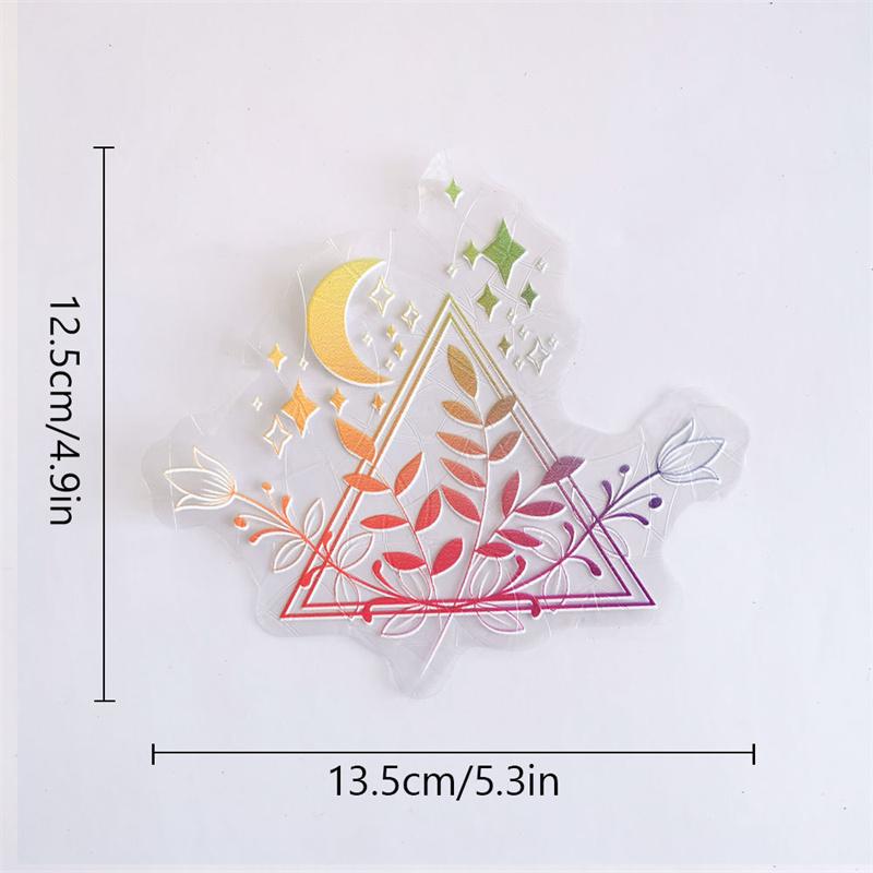 Новые прозрачные наклейки на окна Suncatcher, радужные наклейки на окна, самодельные стеклянные наклейки для дома, спальни, декора, защиты конфиденциальности