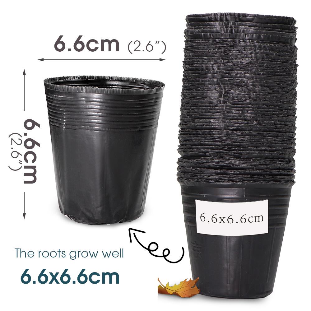 10-100 шт 21 размера горшков для выращивания рассады пластиковые контейнеры для рассадных растений мешки для рассады для сада теплица цветы