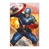 Affiche - Marvel - Captain America - 91,5x61 Cm - Papier Brillant - Décoration Murale