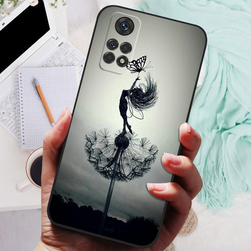Для Redmi Note 11 Pro 5G 4G Чехол Мягкий ТПУ Силиконовый Бампер Задняя Крышка для Xiaomi Redmi Note11 Pro 11s Чехол для Телефона Мультяшные Фундас