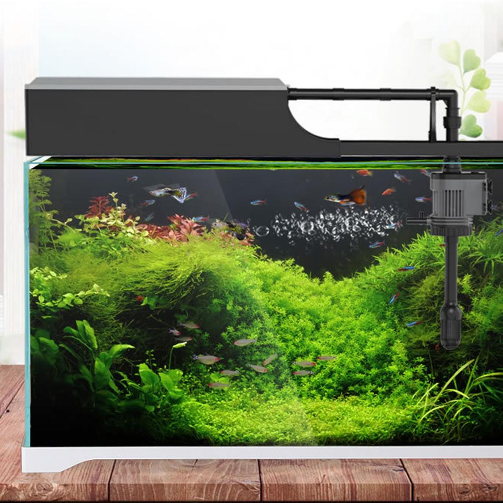 3 в 1 Аквариум Аэрация Циркуляция Фильтр Водозаборный Насос Рыбы Аксессуар