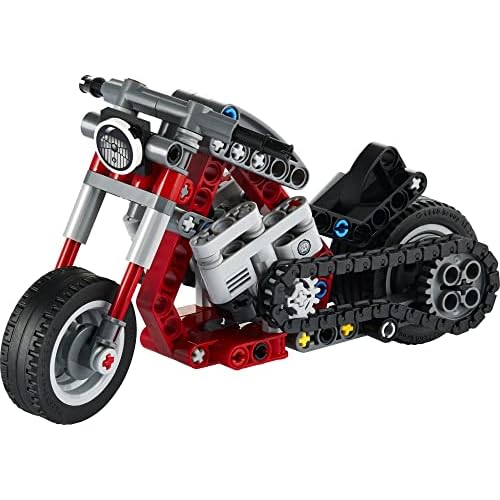 Набор для сборки мотоцикла LEGO Technic для приключенческого велосипеда 42132, модель игрушечного мотоцикла 2 в 1