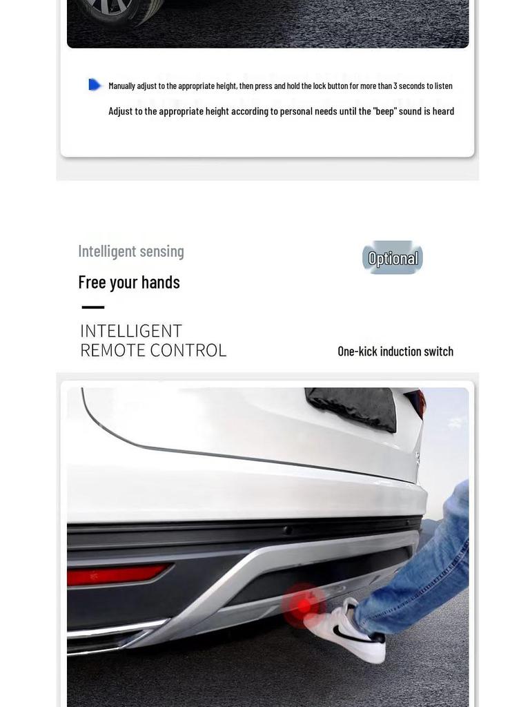 GWM Great Wall H6 Coupe Красный логотип Умный Электрический Багажник Модернизация