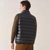 Yalu Men's Simple Stand Collar Duck Down Vest