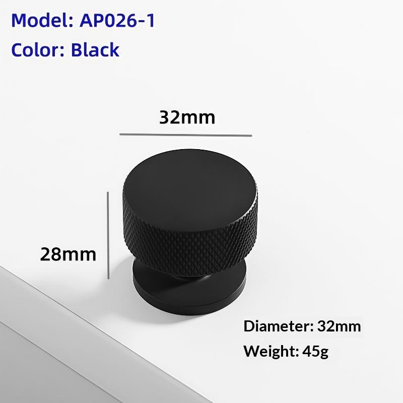 Simple Round Drawer Knobs In Various Shapes Aluminum Alloy Furniture Handles Kitchen Cabinet Handles Decorative Hardware