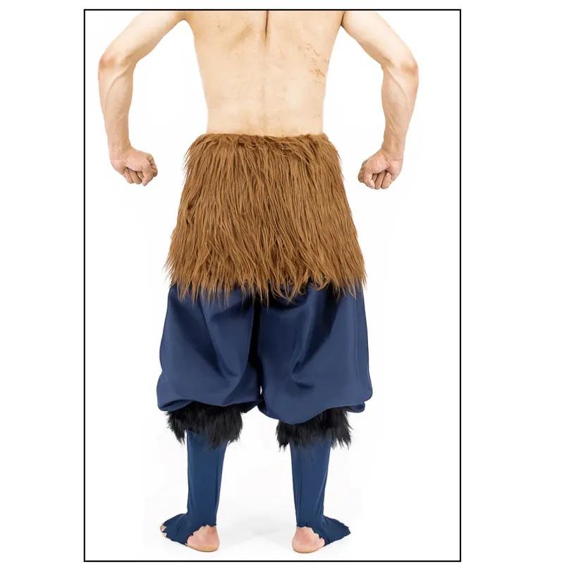 Аниме Demon Slayer Kimetsu No Yaiba Hashibira Inosuke Костюмы для косплея Брюки Маска Свиньи Хэллоуин Карнавальный костюм