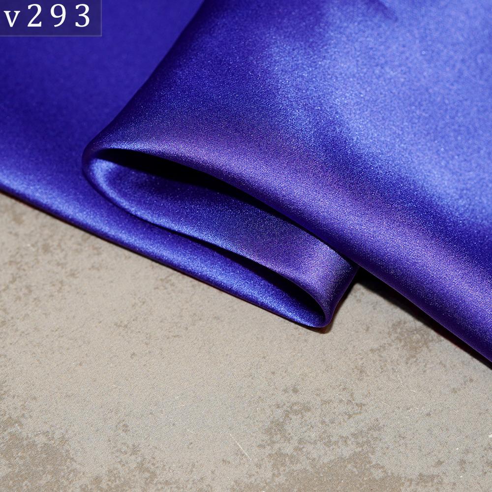 HYSK Natural Genuine Pure 100% Silk Crepe Satin Fabric Silk China Duchess Plain Brown by Meter for Dress Bedding Wedding