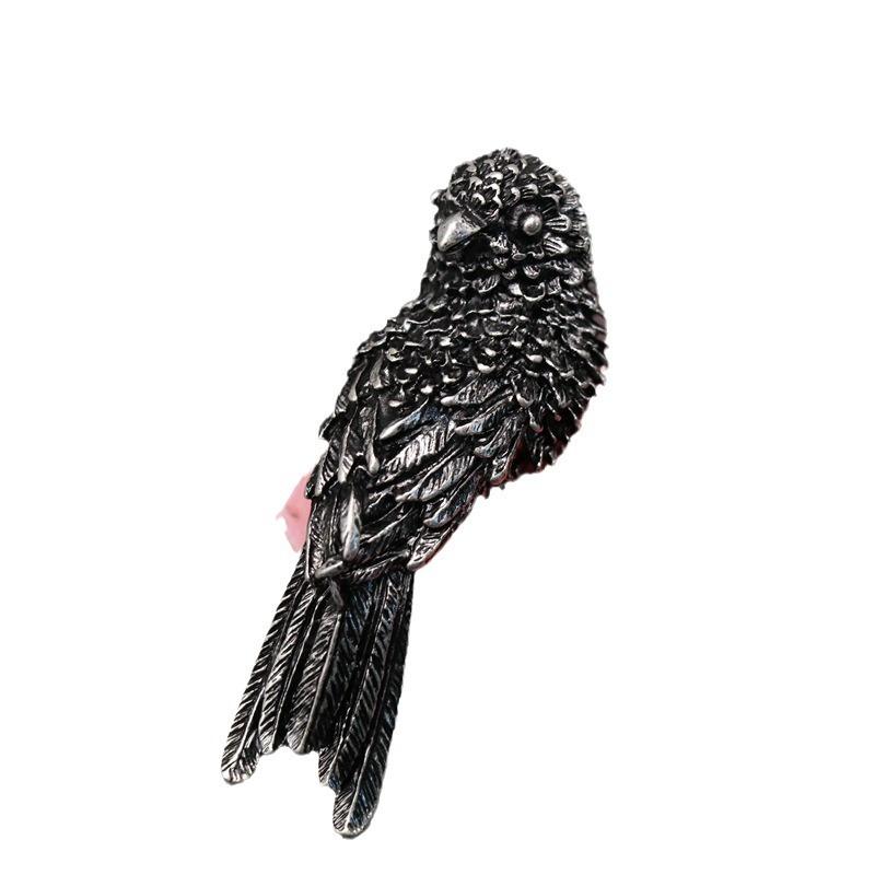 Модная брошь в виде капли масла глазури птица ретро женская булавка брошь одежда костюм тренчкот аксессуары