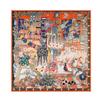 Aisiyalan A-S037 City of Animals 100% Mulberry Silk Square Scarf
