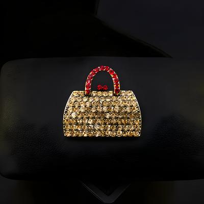 Ретро-сумка-брошь с бриллиантами, женская изысканная сумка-корсаж, индивидуальный темперамент, булавка, аксессуары