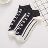 Shoes Pattern Comfortable Casual Cotton Low-top Socks Boat Socks Women Hosiery Men's Short Socks