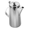 Кувшин для холодной воды из утолщенной нержавеющей стали, большой емкости, чайник для сока, заварочный чайник для ресторана с крышкой, чайник для холодной воды из нержавеющей стали