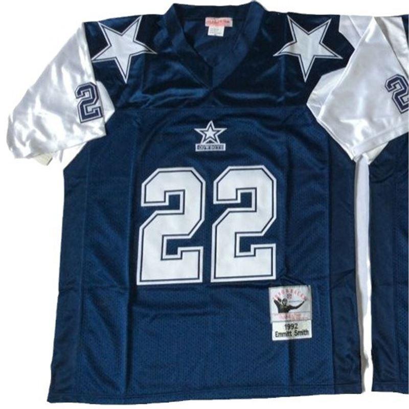 Dallas Cowboys Retro NFL Jersey 21 22 Embroidered Throwback Football Uniform Men Sports Fan Apparel