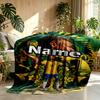 Custom Name Personalized Neymar Jr Print Blanket, Home Decor, Bedroom, Sofa, Camping, Couch, Gifts for Birthday Christmas