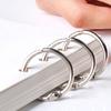 10pcs/lot Plated Album Metal Scrapbook Clips Loose Leaf Binder Keychain Circle Hinged Rings