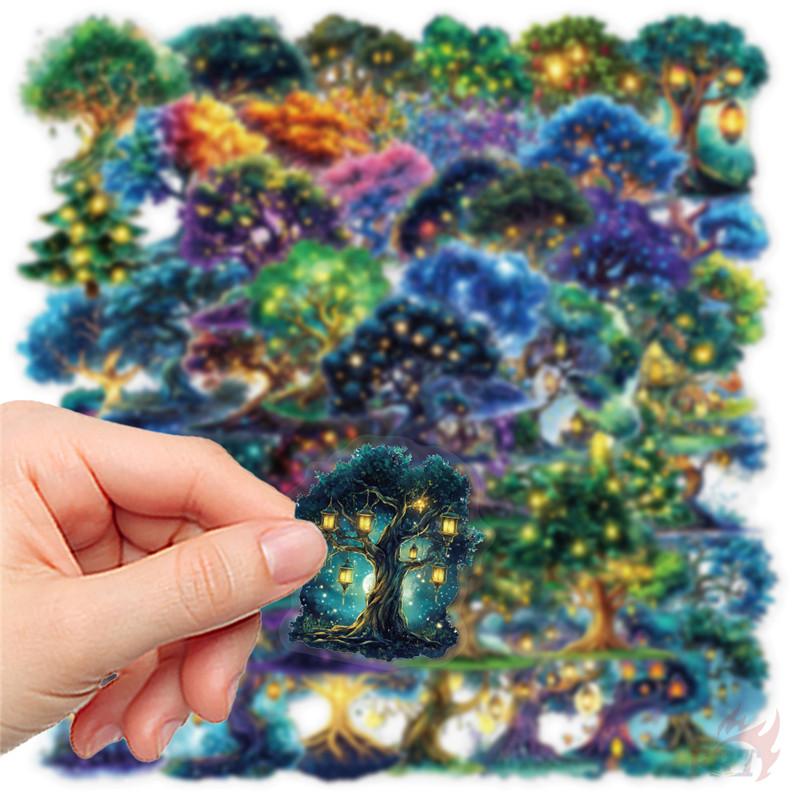 50Pcs/Set Magic Tree Series 01 PET Stickers Waterproof DIY Fashion Doodle Decals Stickers