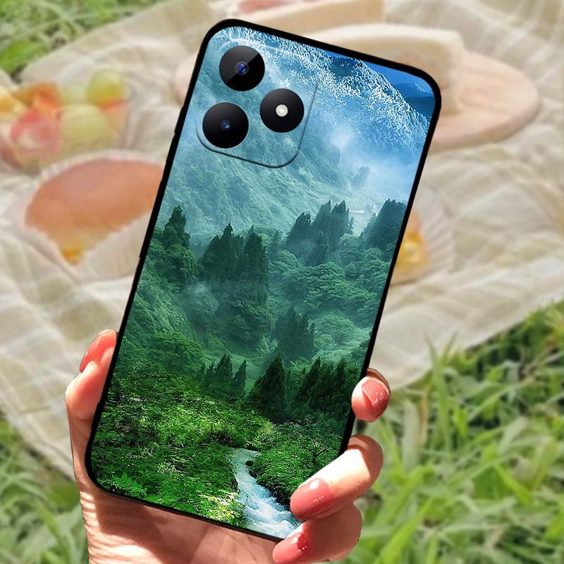 Чехол для Realme Note 50 Модный Крутой Мягкий Силиконовый Чехол для Телефона Narzo N53 Защитные Fundas для OPPO Realme C51 4G C53 ТПУ Бампер