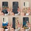 Чехлы для телефонов OPPO A3 Pro A3X K12X C63 Realme 12 13 Минималистичный узор Чехлы для защиты камеры Жидкий силиконовый противоударный Защитный чехол для OPPO Capas