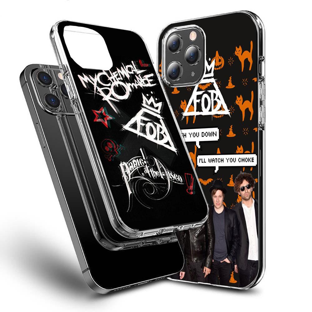 Чехол для телефона Rock Band FOB Крутой для Iphone 16E 15 Pro 14 Plus 17E 16 17 Pro Max Air 11 12 13 Mini Ударопрочный Capa Милый Чехол TP
