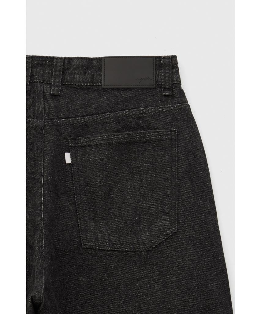 YOUTH Wide Denim Pants - Washed Black