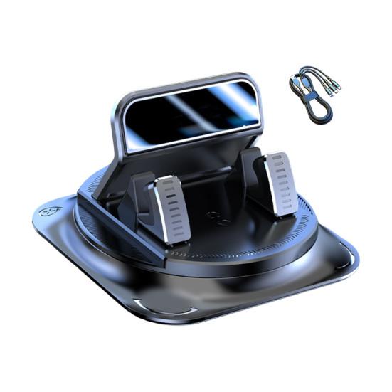 Yousheng Автомобильный держатель для телефона на приборную панель Вращение на 360 градусов Нескользящий Универсальный Автомобильный держатель для мобильного телефона на присоске Аксессуары для автомобиля