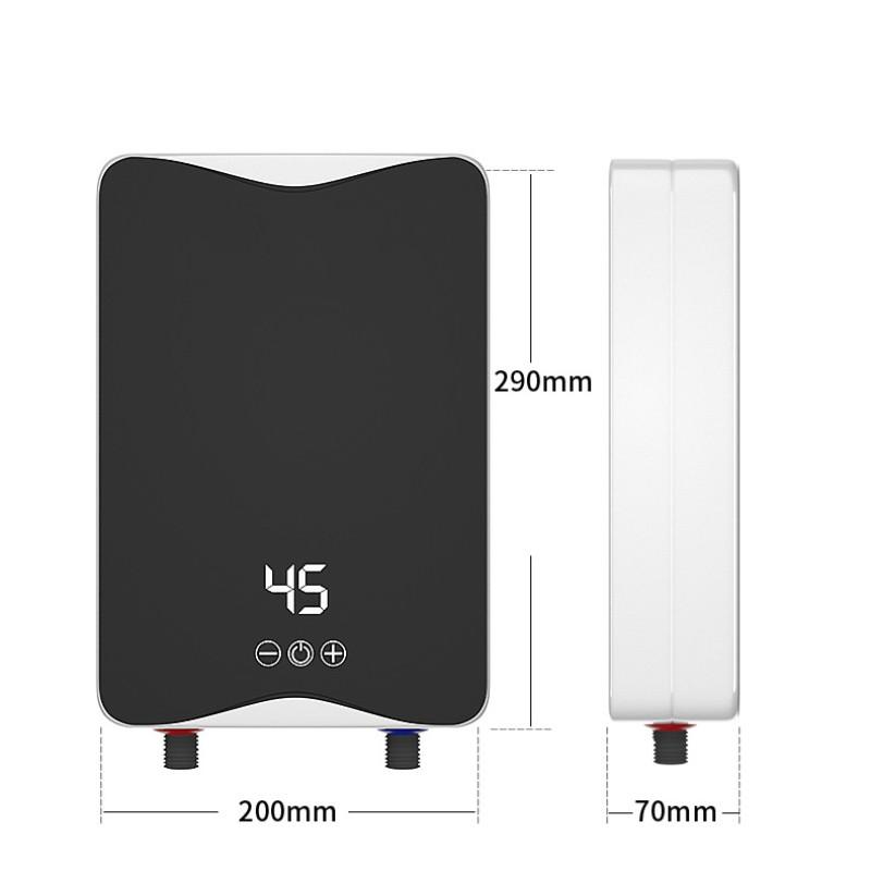 5500 Вт Интеллектуальный Водонагреватель с Переменной Частотой и Постоянной Температурой Маленький Проточный Душ Электрический Водонагреватель